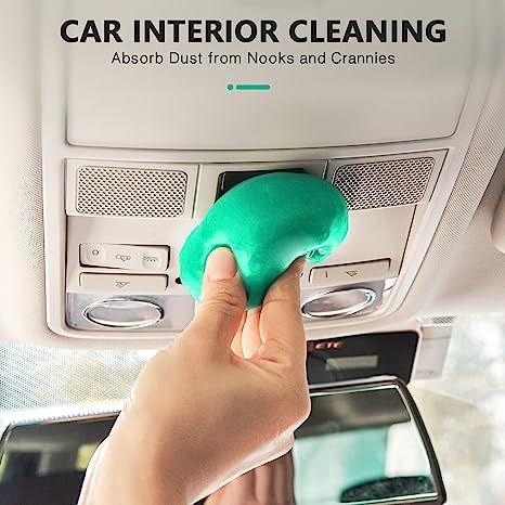 TICARVE Cleaning Gel for Car Detailing Car Cleaning Putty Auto Detailing Gel Detail Tools for Car Interior Cleaner Kit Car Vent Cleaner Automotive Car Cleaner Green