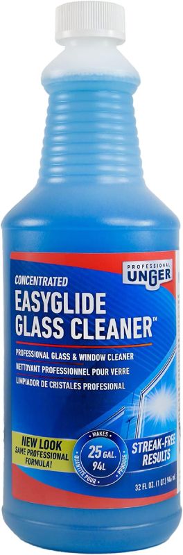 Unger Professional Streak-Free EasyGlide Glass Cleaner Concentrate (Makes 25 Gallons), 32 oz